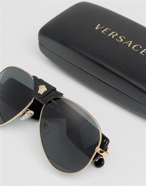 versace glasses aviators|authentic versace men's sunglasses.